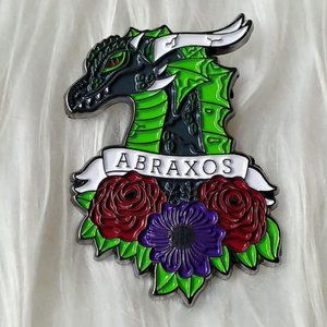 Abraxos Wyvern Throne of Glass Enamel Pin